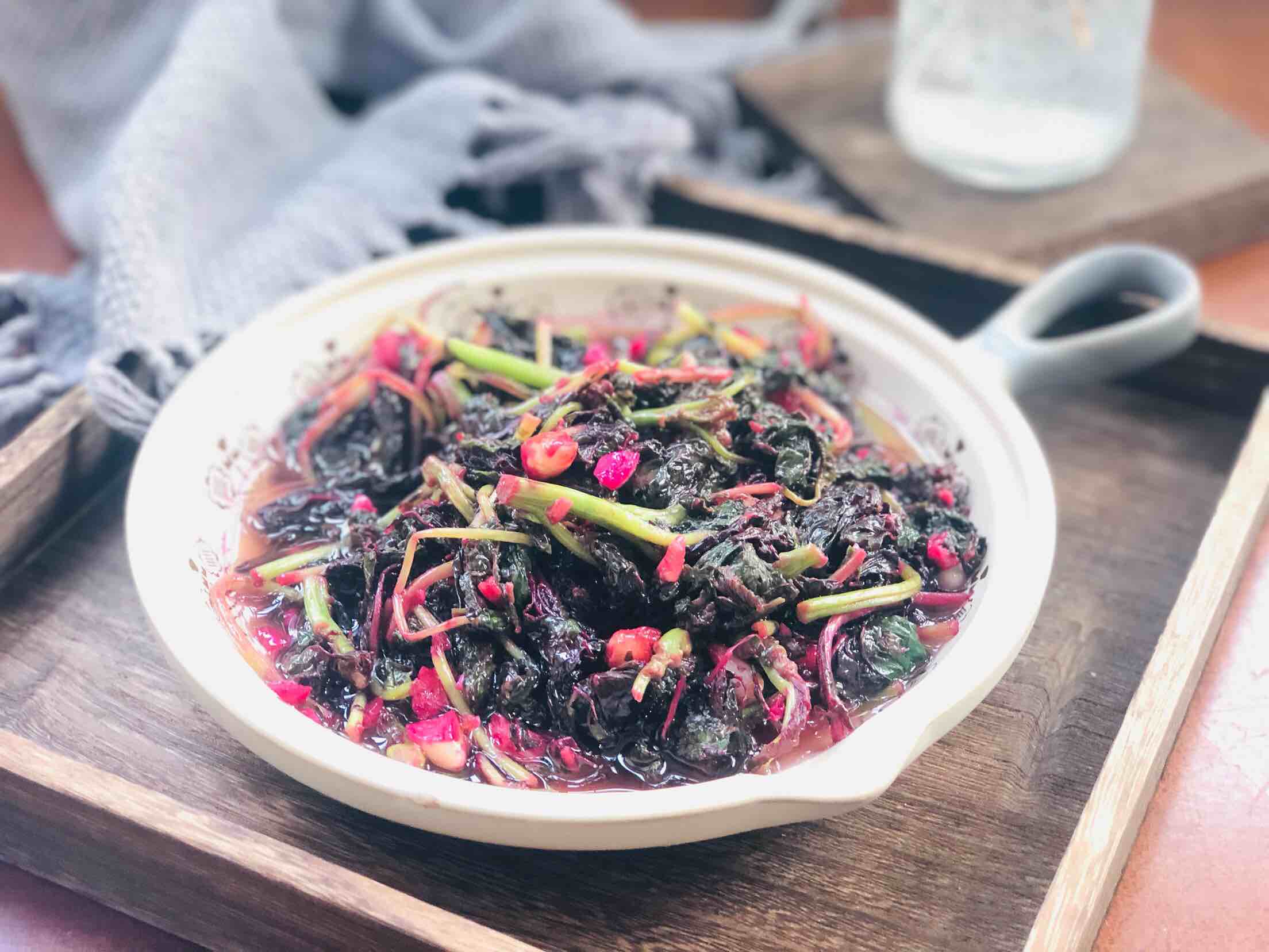 蒜泥莧菜的做法-家常味炒菜譜