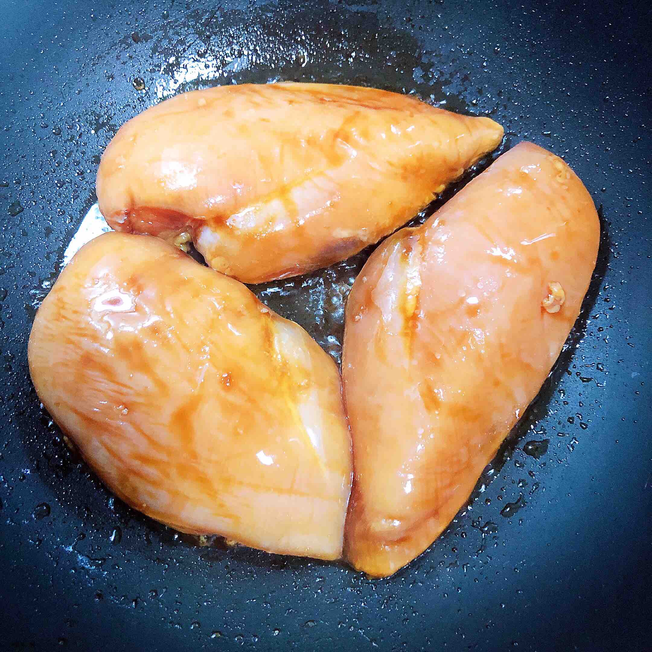 照燒雞胸肉的做法-咸鮮味煎菜譜