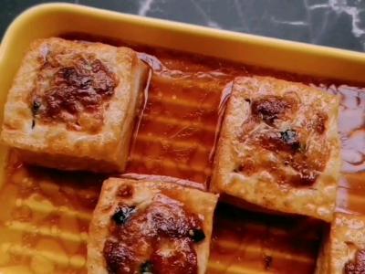 釀豆腐的做法-咸鮮味煎菜譜