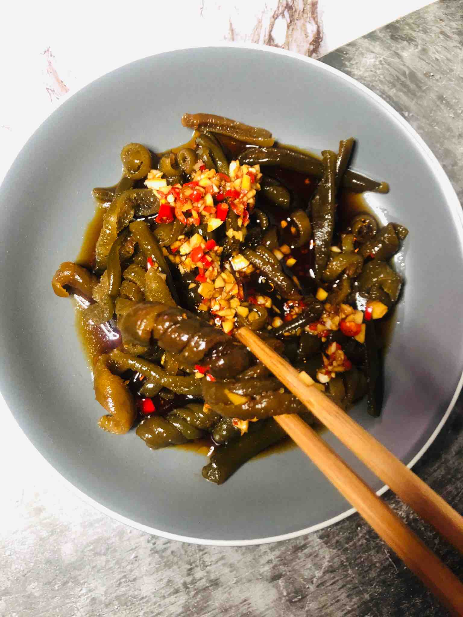 米椒拌海茸的做法-酸辣味拌菜譜