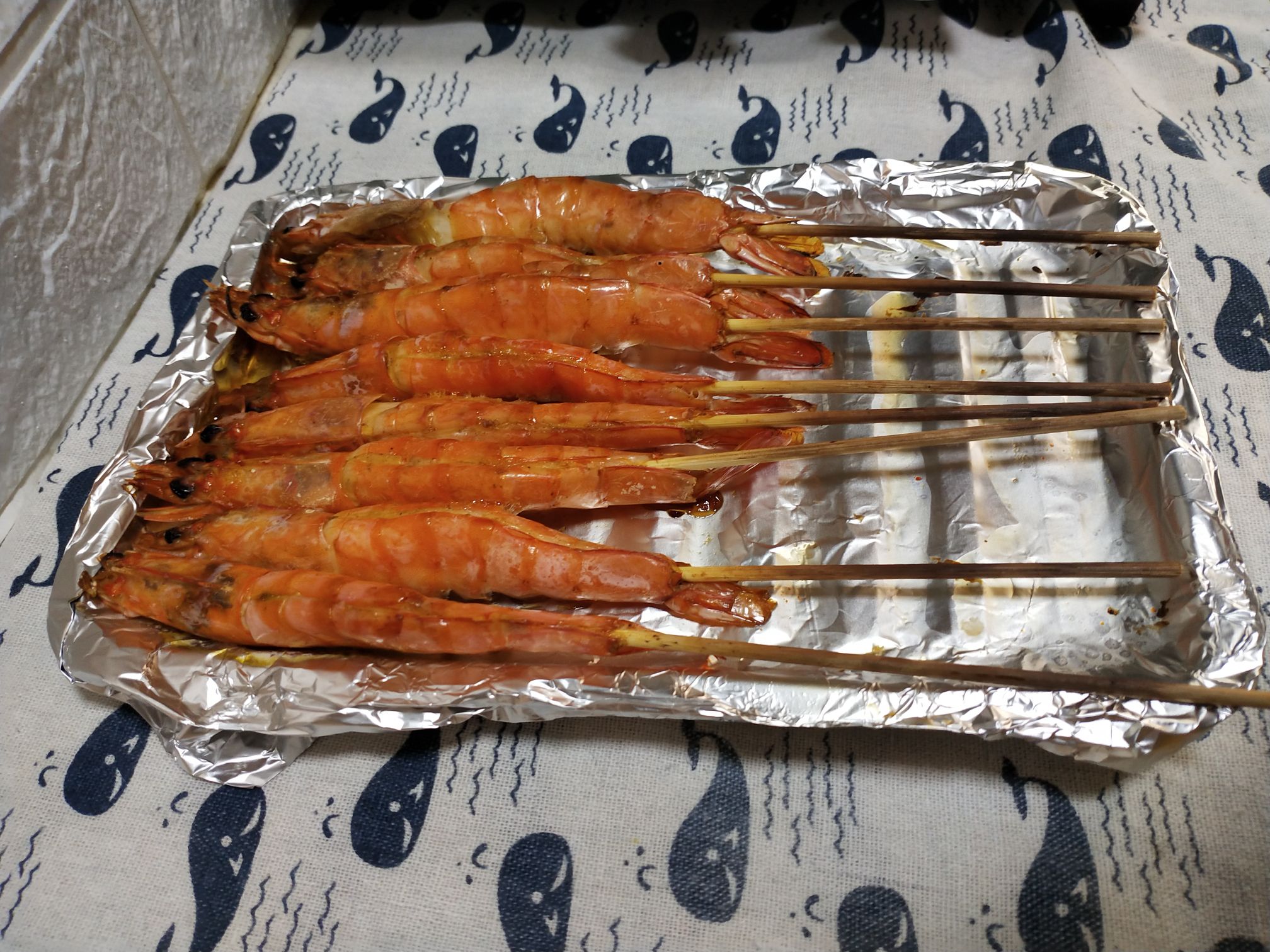 烤大蝦的做法-家常味烤菜譜