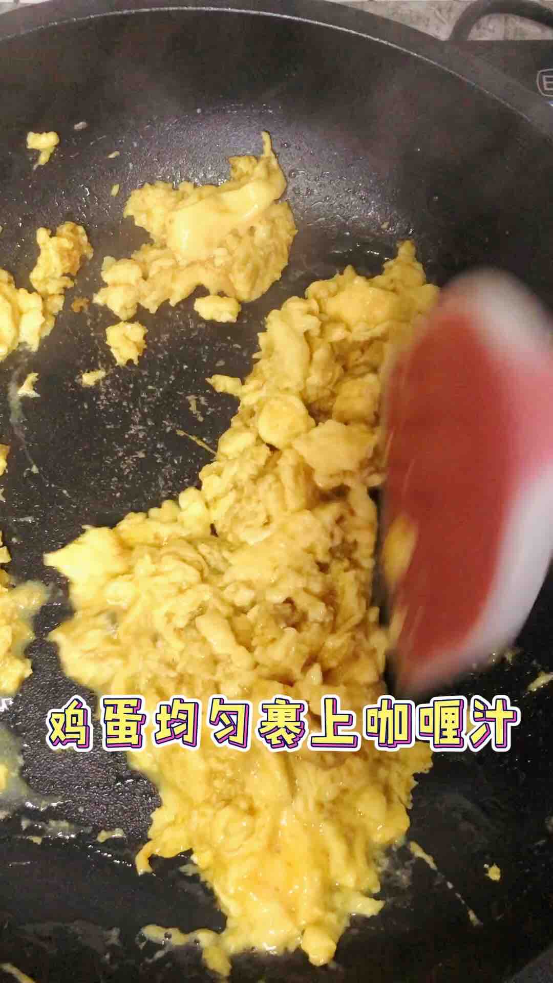 咖喱雞蛋醬的做法-咖喱味炒菜譜