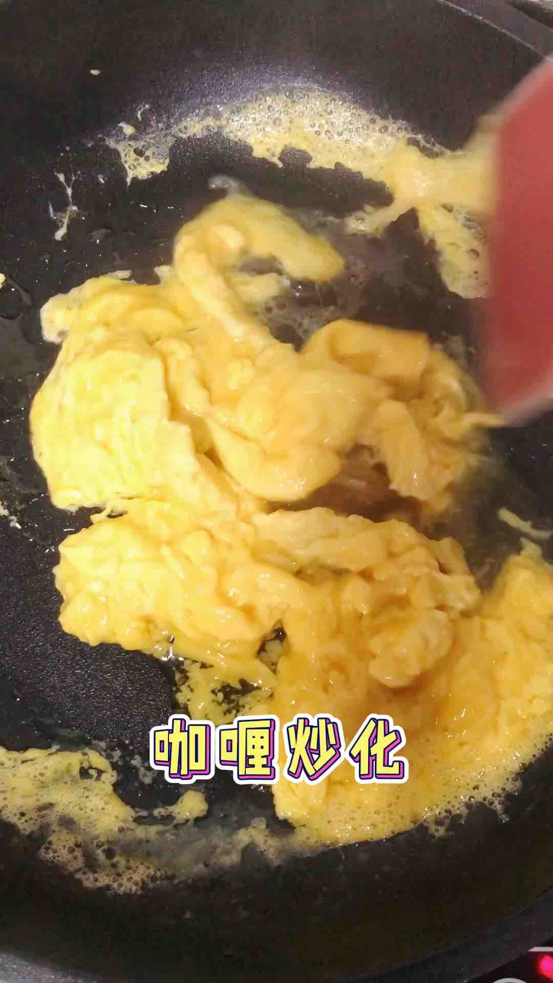 咖喱雞蛋醬的做法-咖喱味炒菜譜