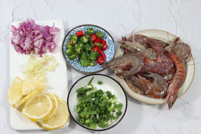 檸檬蝦仁的做法-香辣味拌菜譜