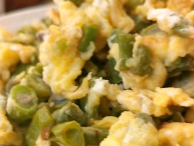 豆角炒雞蛋的做法-家常味炒菜譜