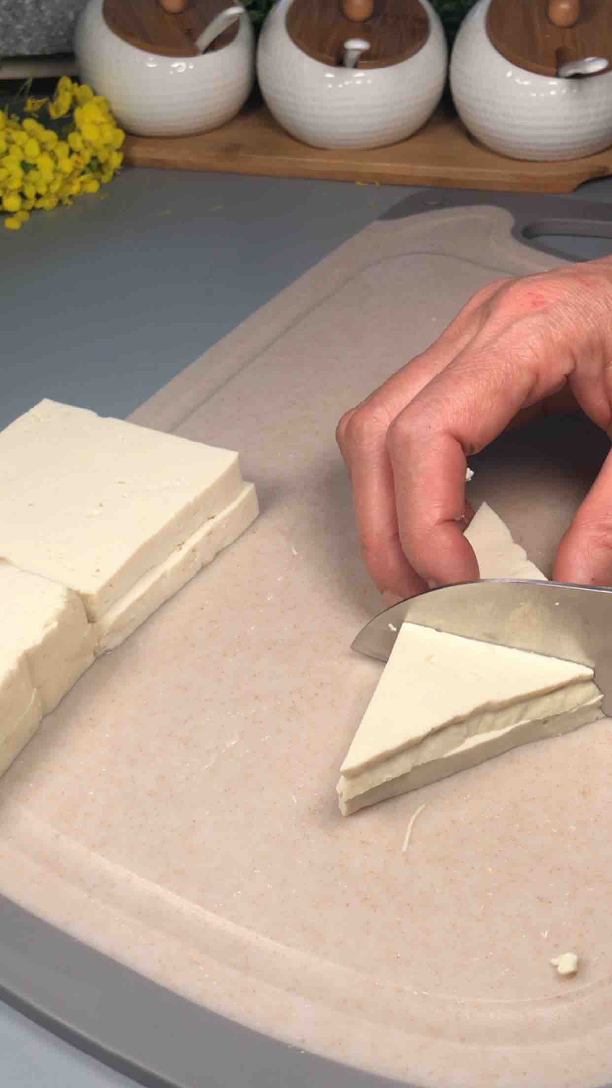 溜煎豆腐的做法-家常味煎菜譜