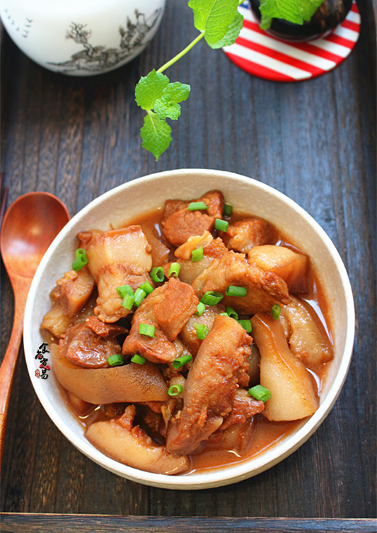 紅燒豬頭肉的做法-家常味燒菜譜