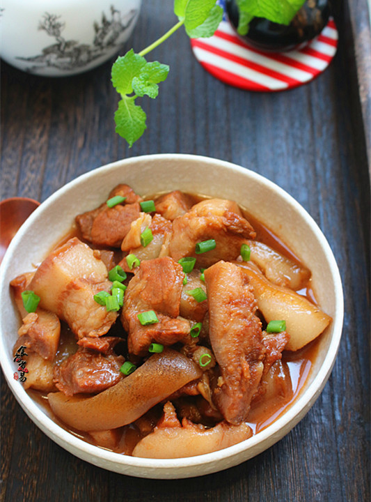 紅燒豬頭肉的做法-家常味燒菜譜