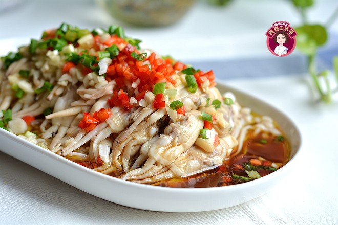 涼拌蟶子金針菇的做法-咸鮮味拌菜譜