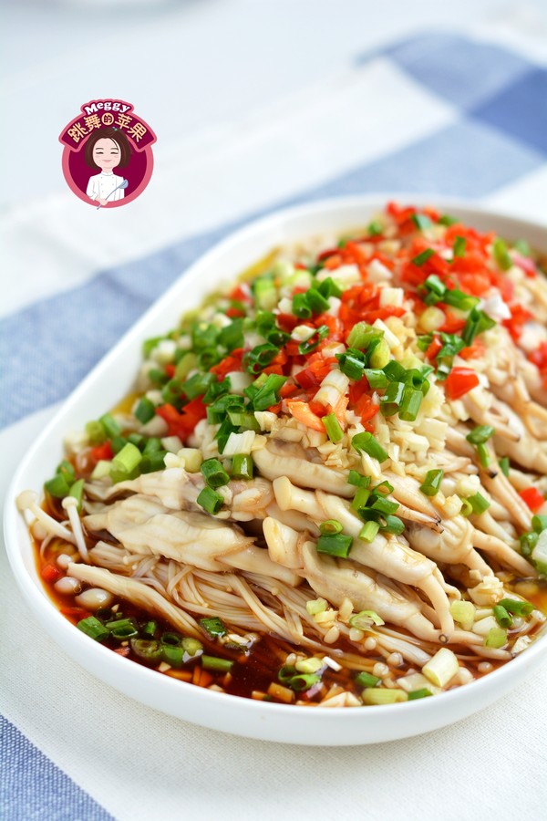 涼拌蟶子金針菇的做法-咸鮮味拌菜譜