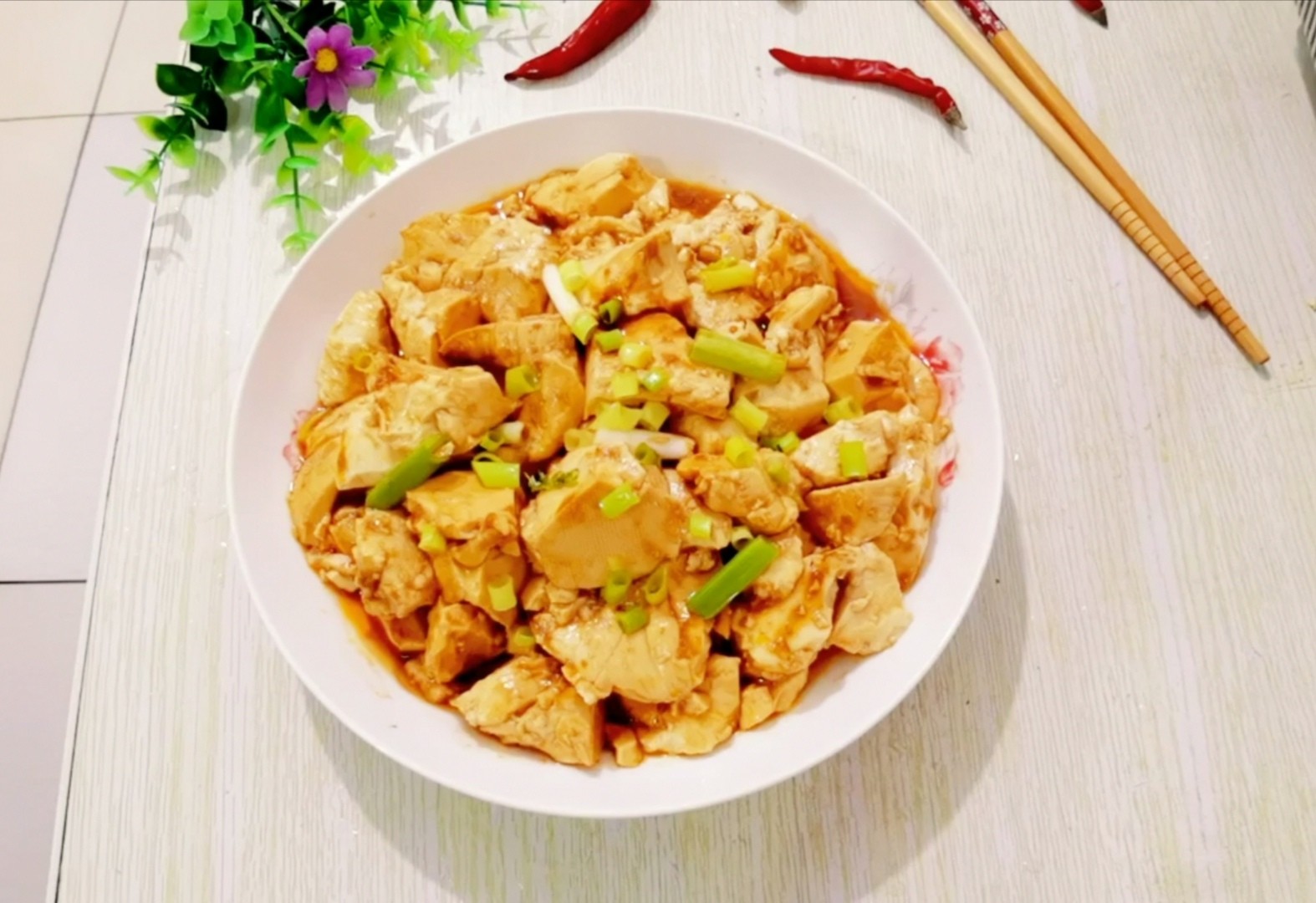 涼拌豆腐的做法-咸鮮味拌菜譜