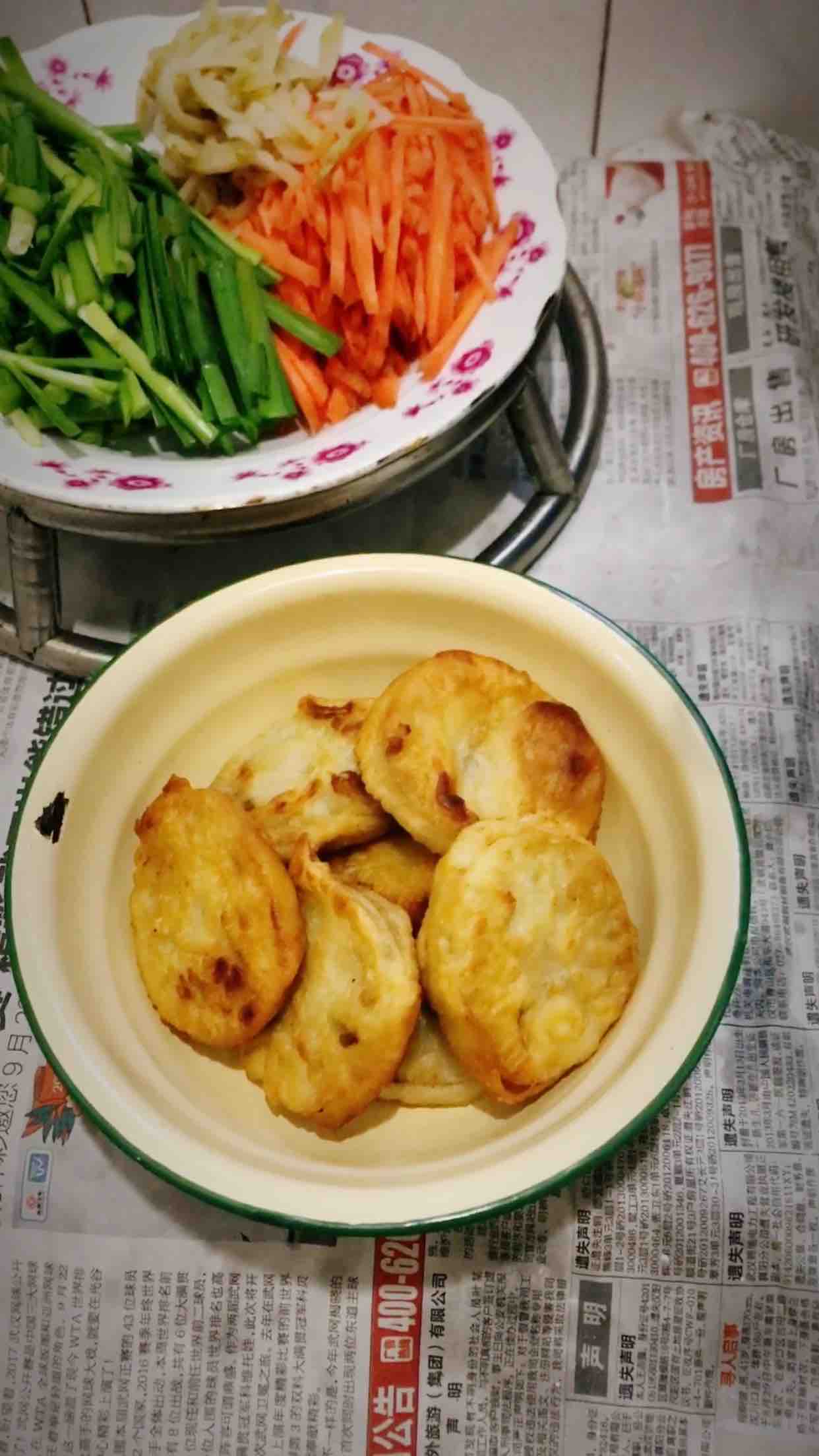 酥炸鮮肉藕盒的做法-家常味炸菜譜