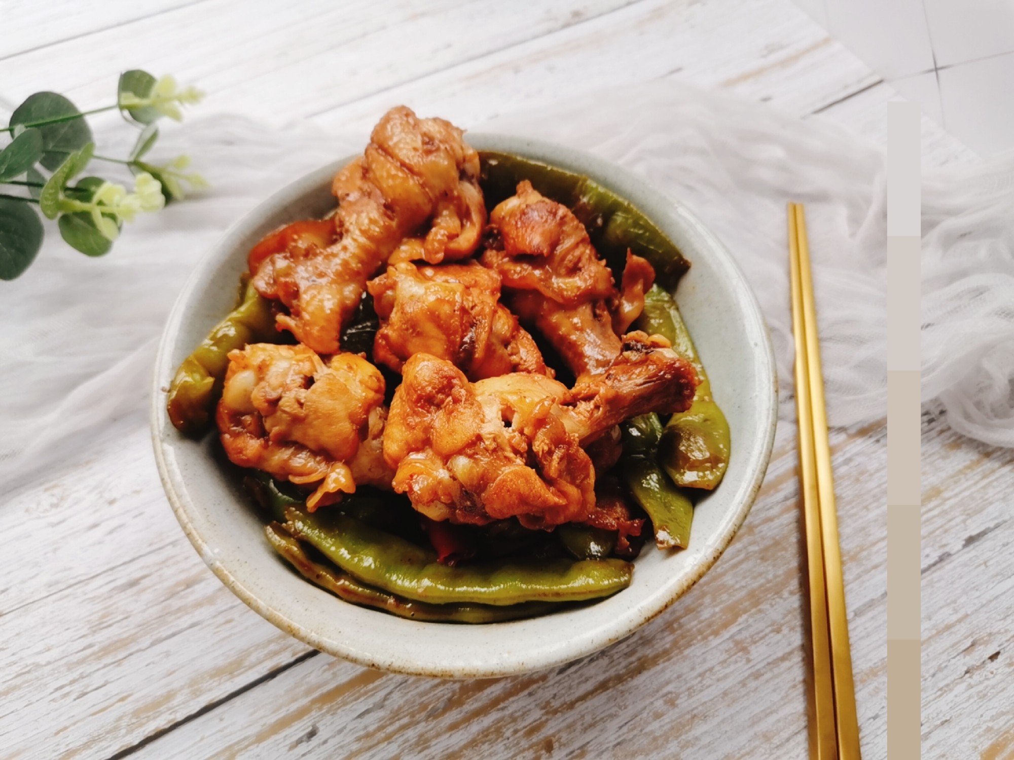 豆角燉雞翅根的做法-咸鮮味燉菜譜