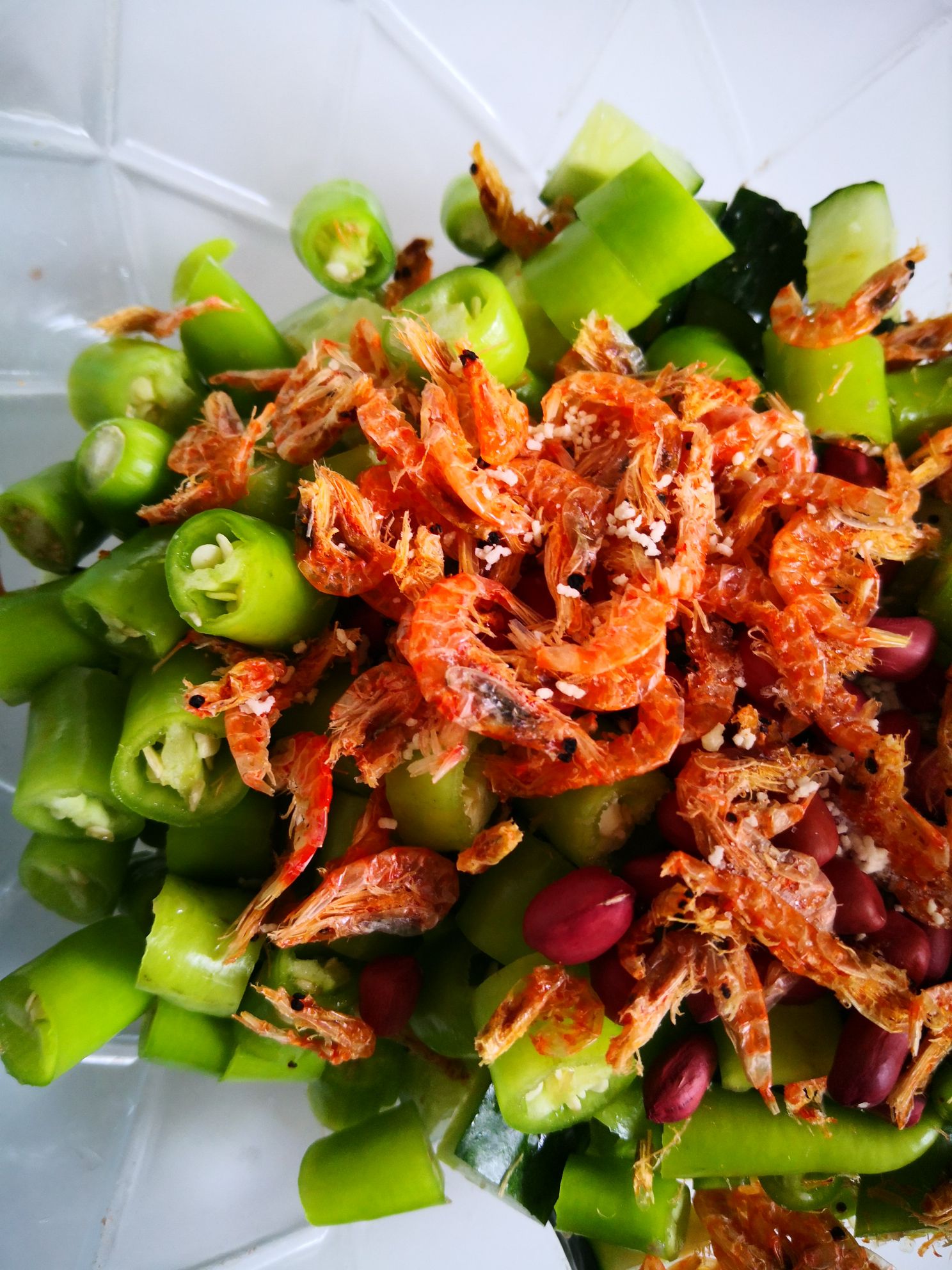 花生米拌杭椒的做法-家常味拌菜譜