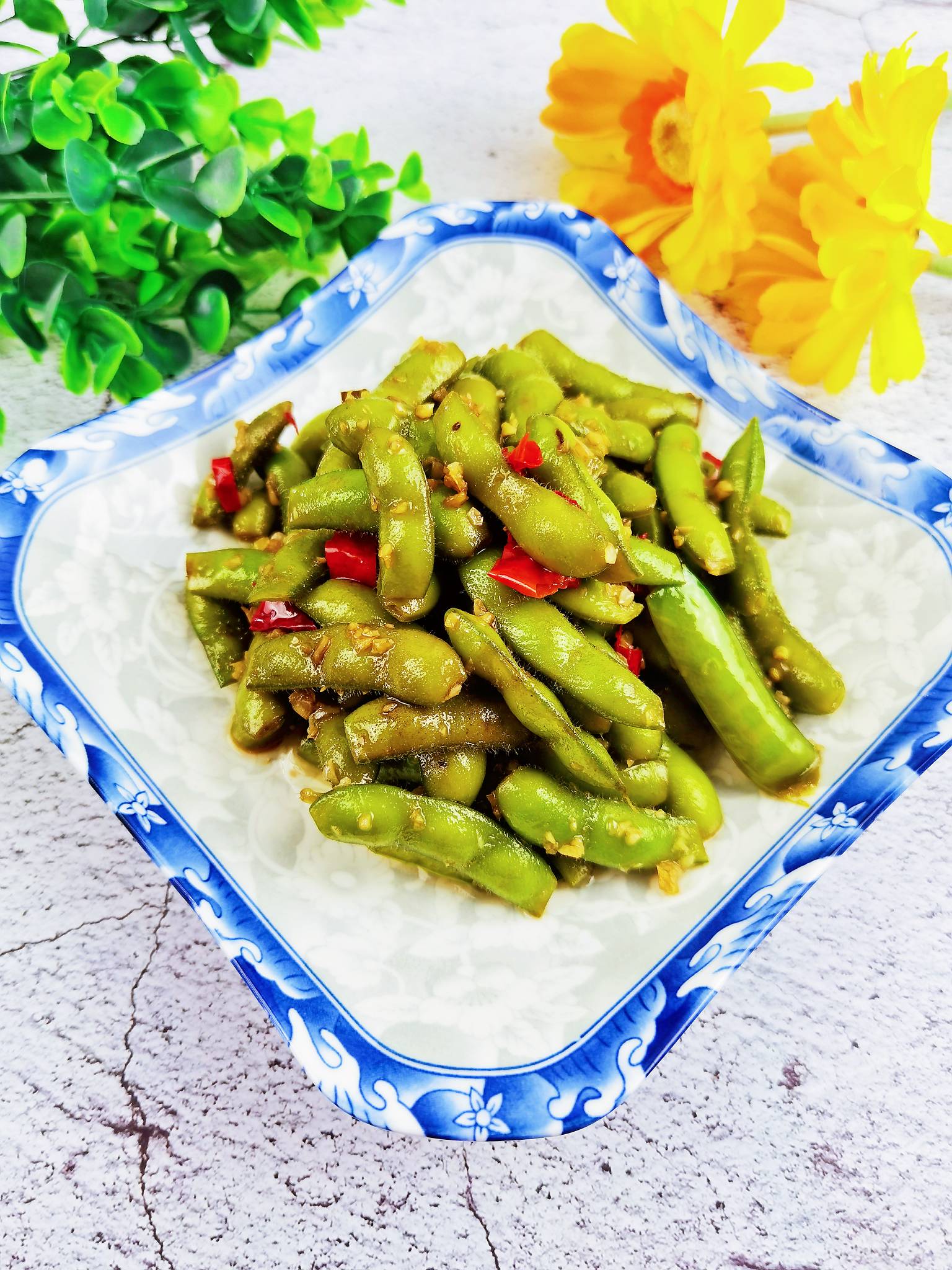 武漢毛豆的做法-咸鮮味拌菜譜