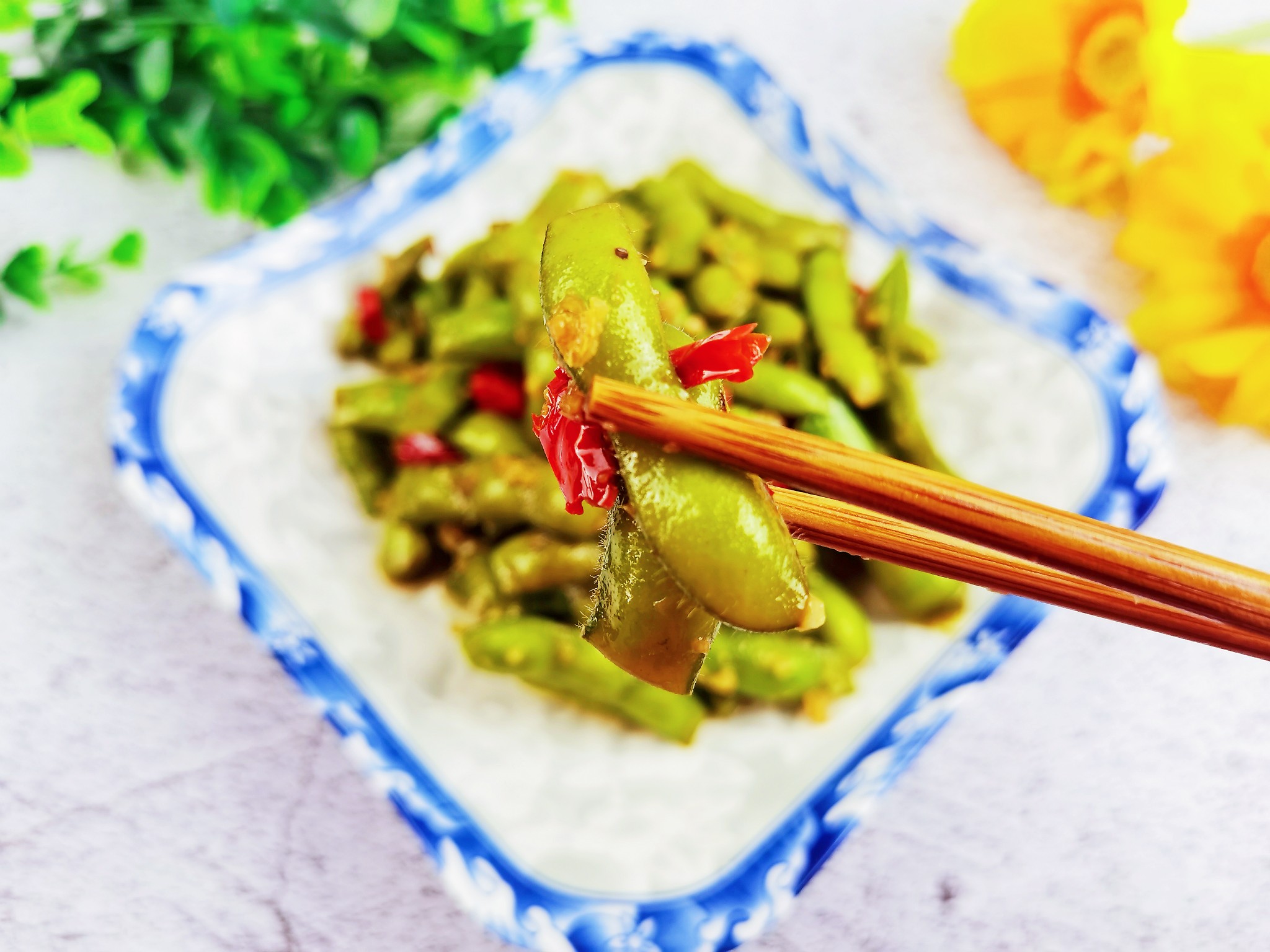 武漢毛豆的做法-咸鮮味拌菜譜