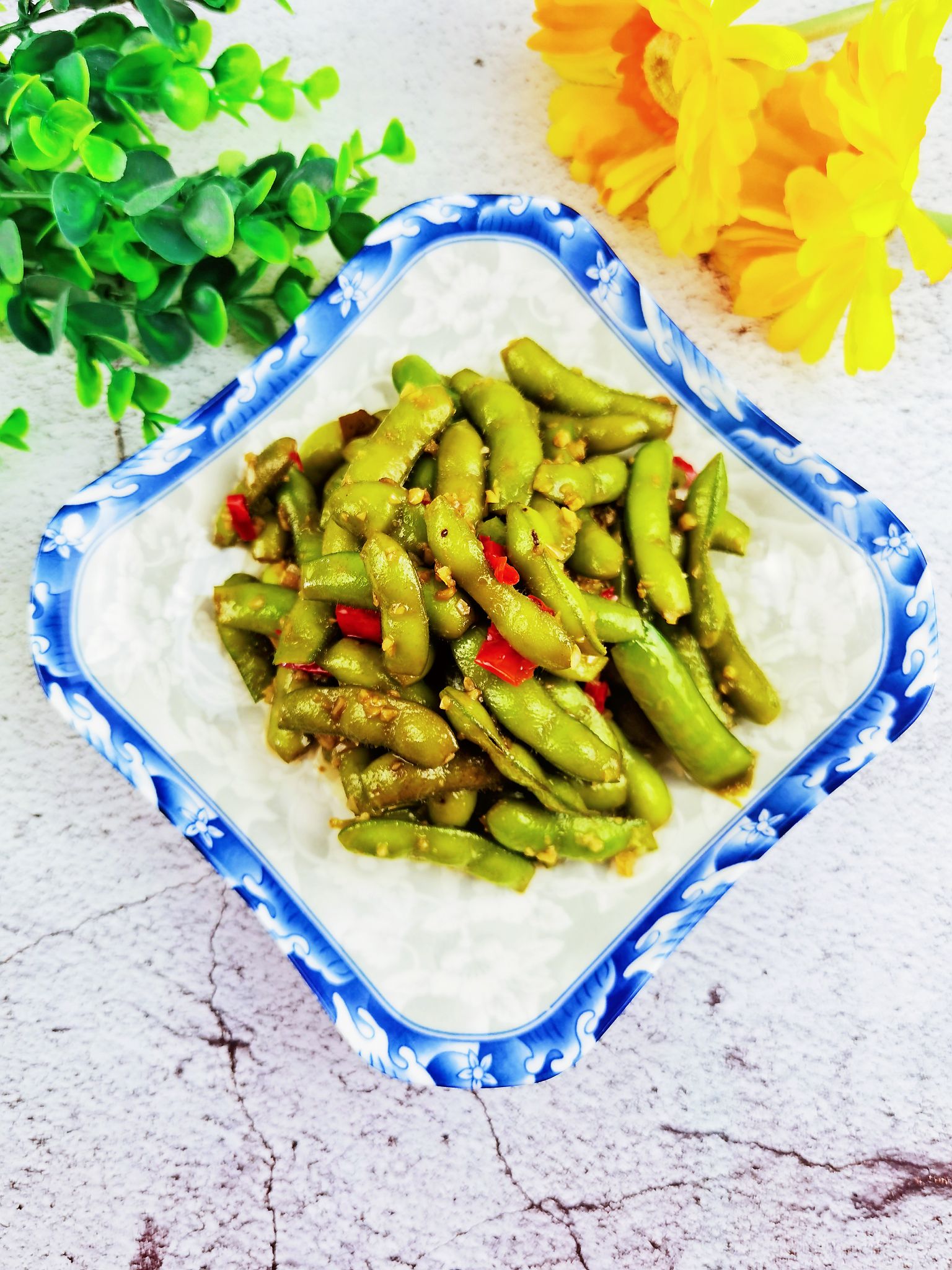 武漢毛豆的做法-咸鮮味拌菜譜