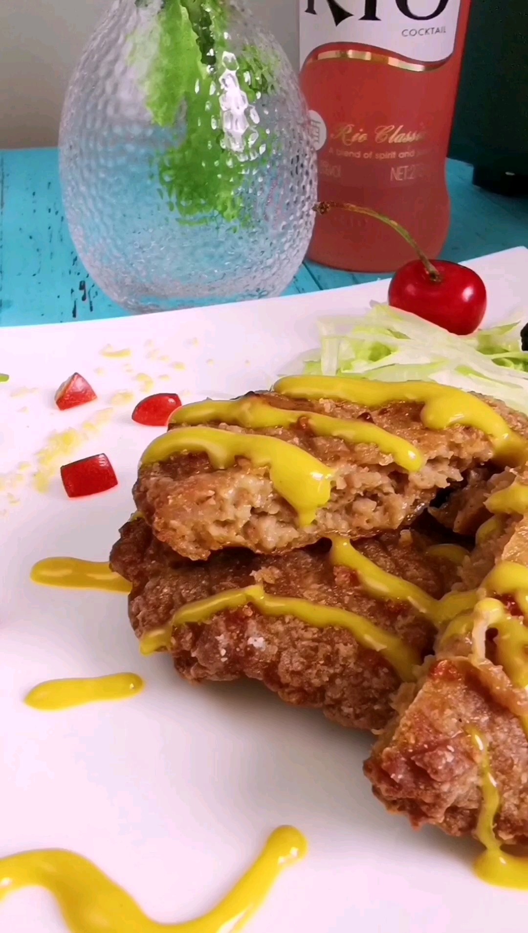 香炸牛肉餅的做法-咸鮮味炸菜譜