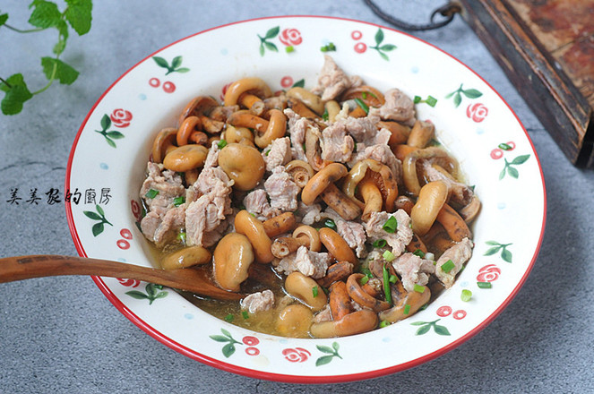 樅菌蒸豬肉的做法-家常味煮菜譜