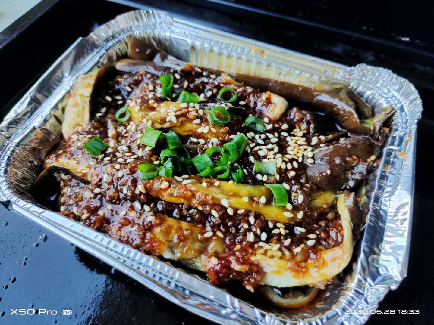 特味錫紙烤茄子的做法-咸鮮味烤菜譜