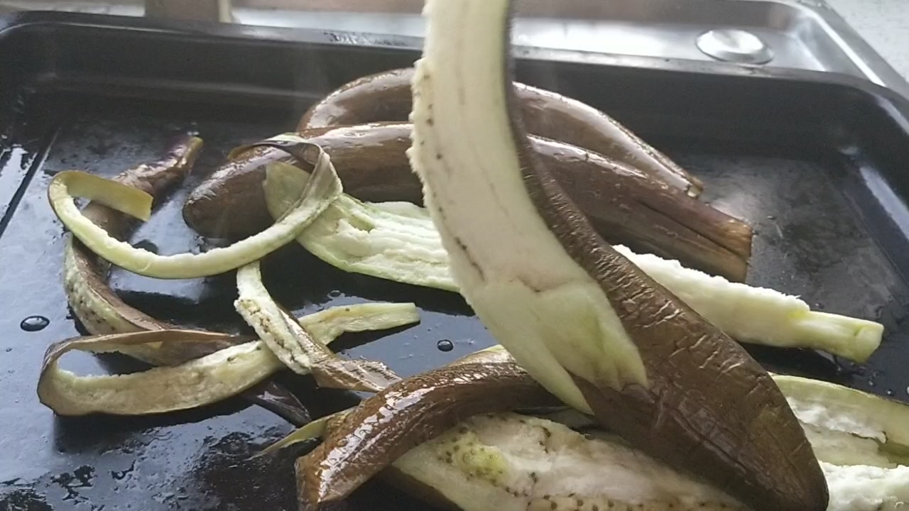 特味錫紙烤茄子的做法-咸鮮味烤菜譜