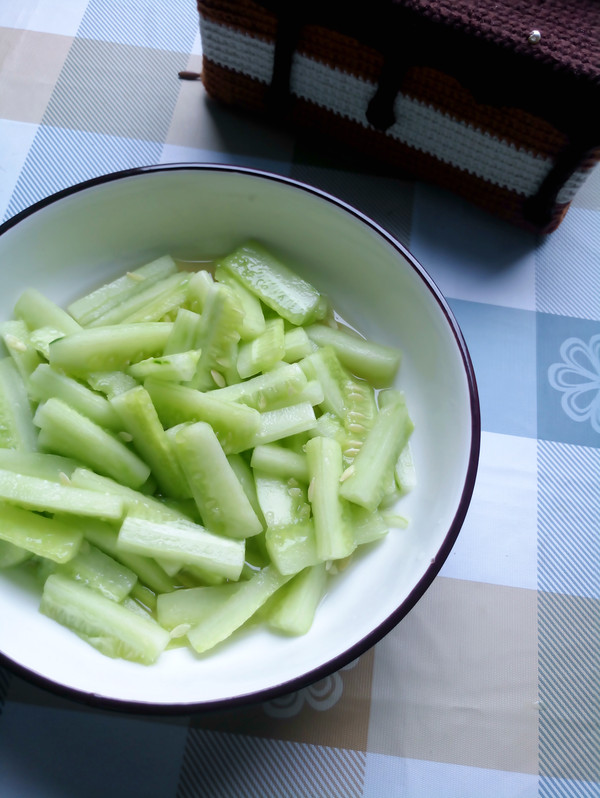 涼拌甜酸青瓜的做法-酸甜味拌菜譜