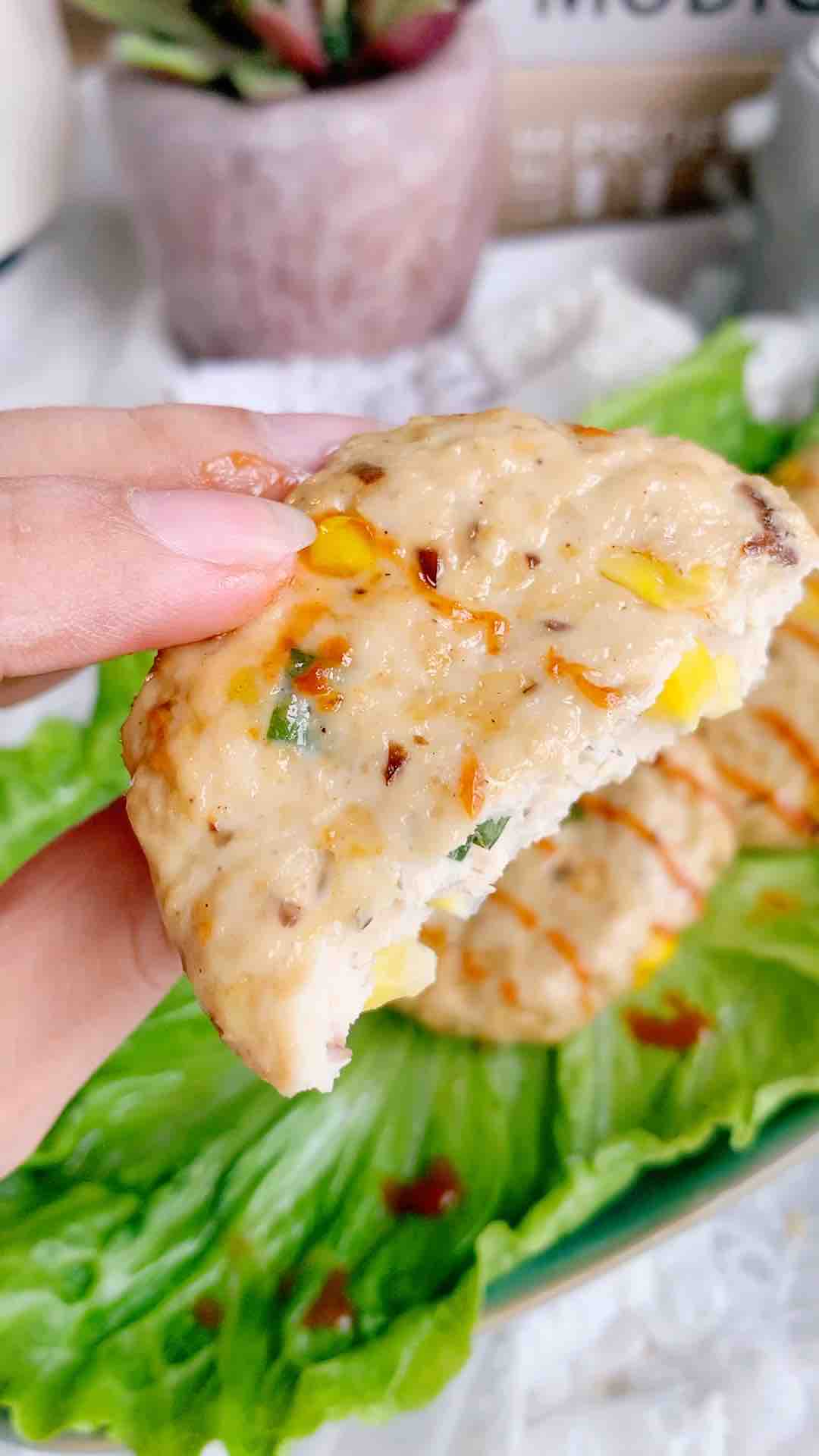 雞肉蔬菜餅的做法-家常味烤菜譜