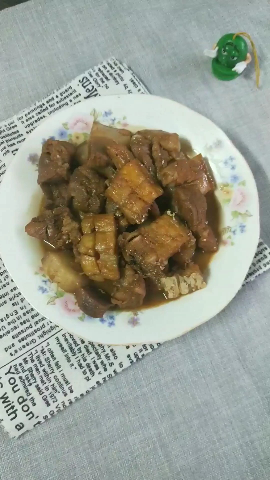 鰻魚干燒肉的做法-咸鮮味煮菜譜