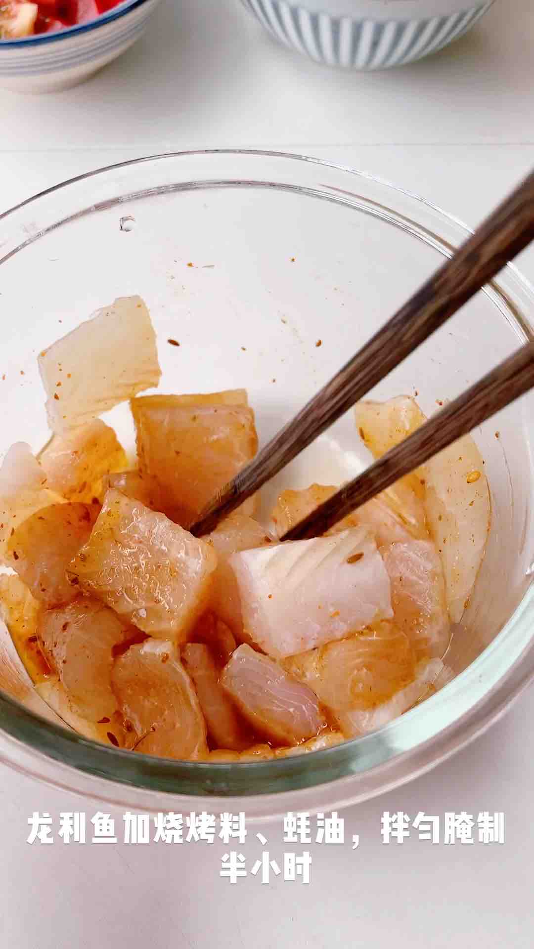 減肥最愛吃的龍利魚烤南瓜的做法-香辣味烤菜譜