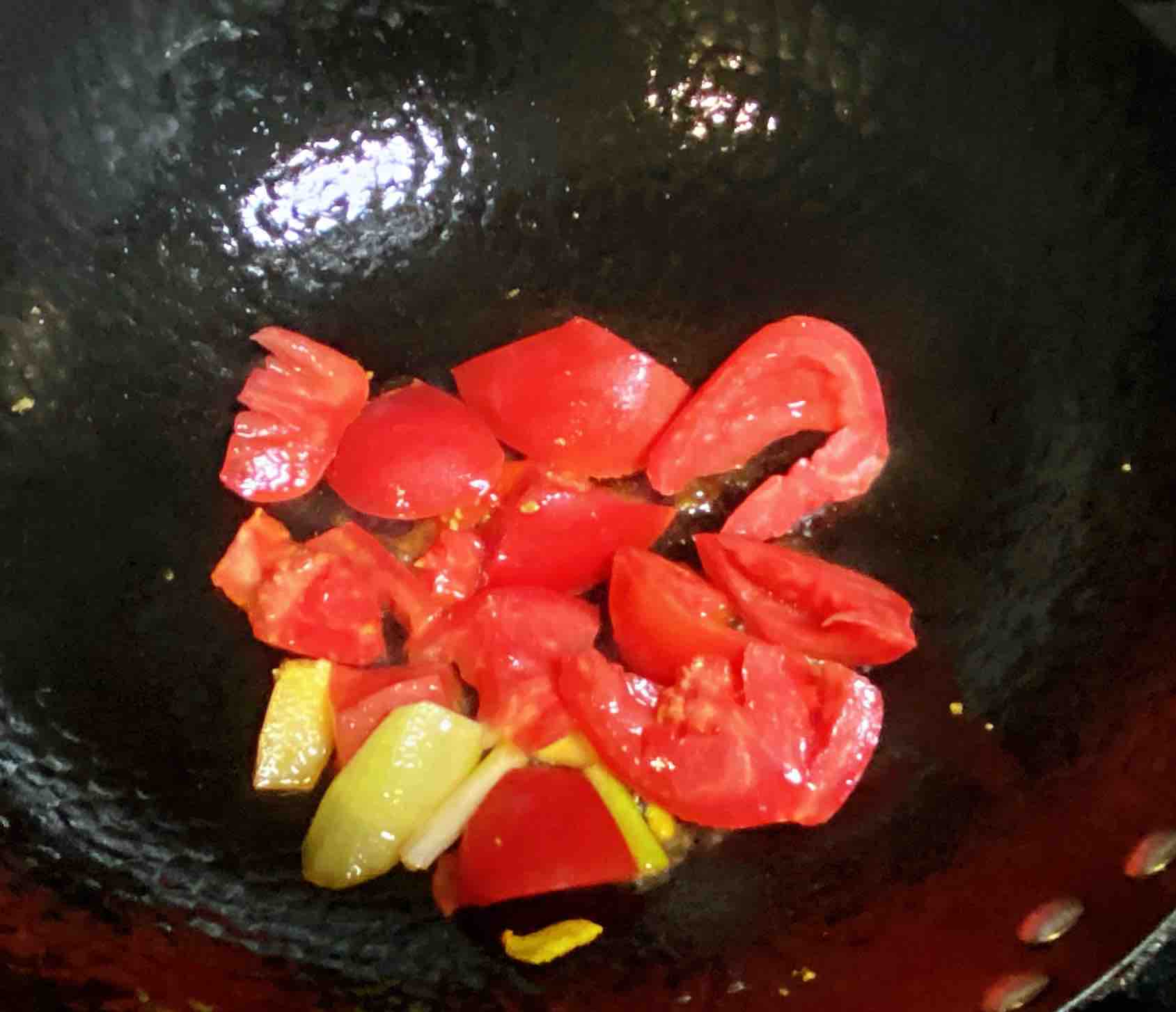 【孕婦食譜】番茄絲瓜炒雞蛋，酸酸甜甜，營養全面～的做法-咸鮮味炒菜譜