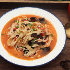 番茄豆皮金針菇的做法-家常味炒菜譜