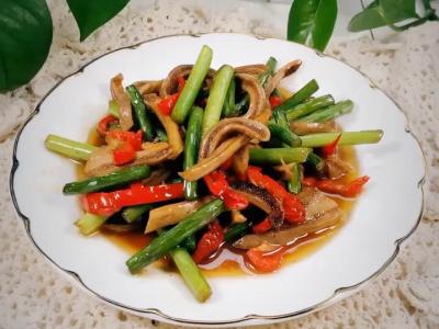 蒜薹炒豬肚的做法-家常味炒菜譜
