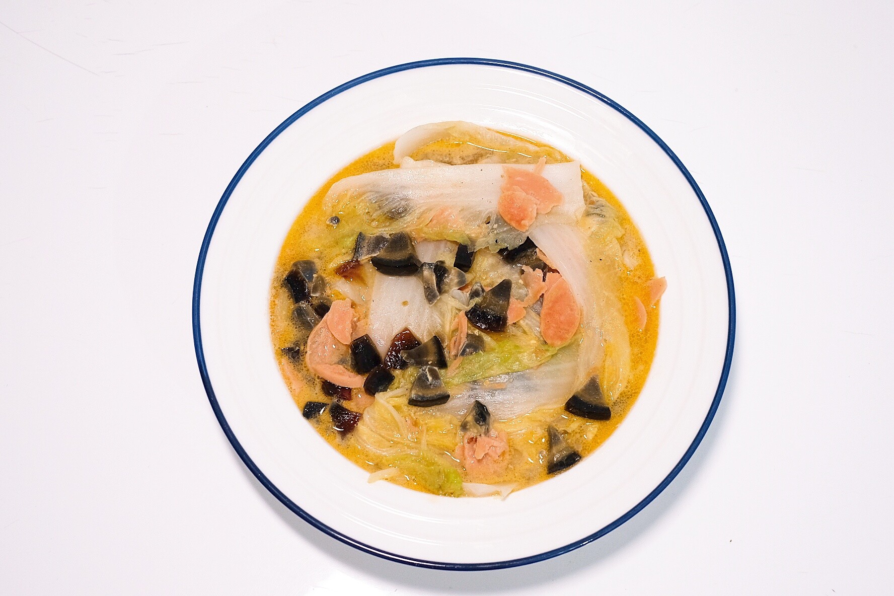 上湯娃娃菜的做法-咸鮮味煮菜譜