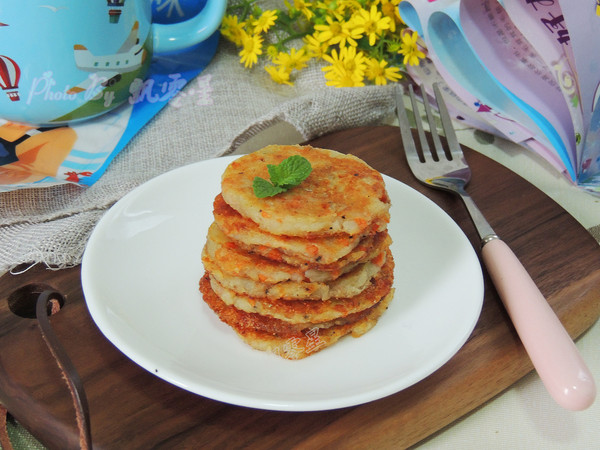 土豆鱈魚餅的做法-家常味煎菜譜