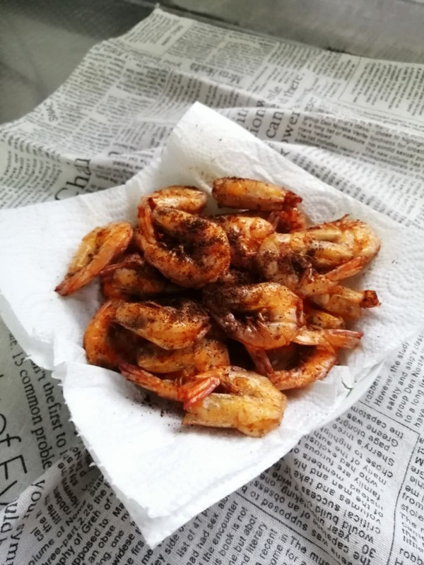 椒鹽基圍蝦的做法-其它口味炸菜譜