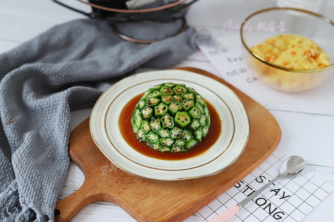 秋葵土豆泥的做法-家常味蒸菜譜