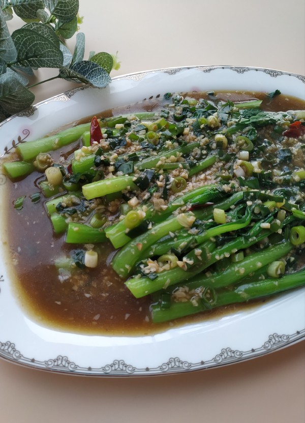 蒜香菜心的做法-家常味其它工藝菜譜