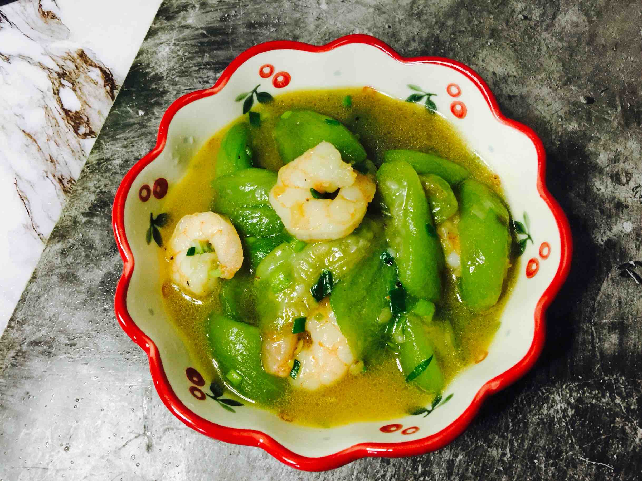 絲瓜蝦仁的做法-家常味煮菜譜