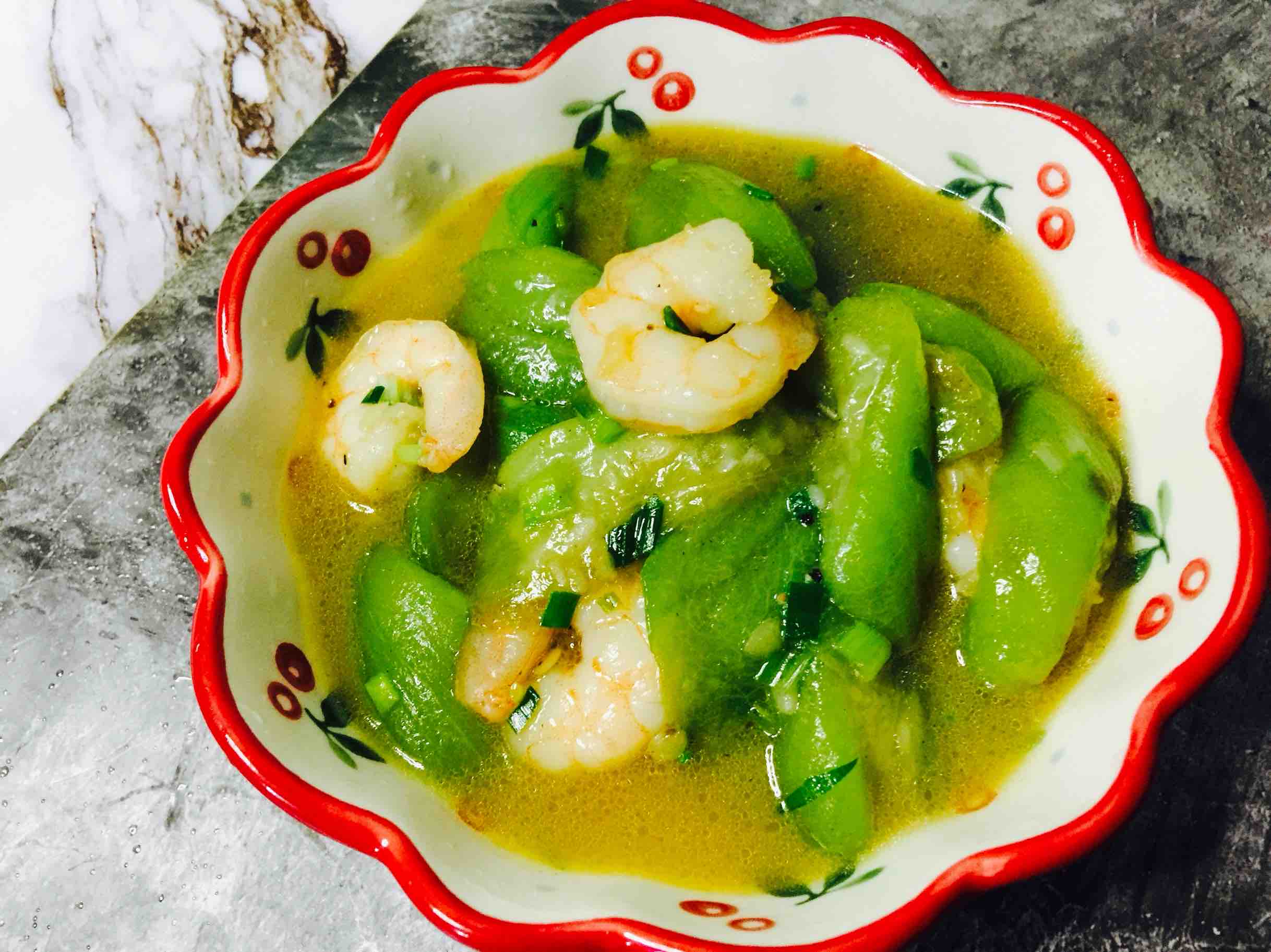 絲瓜蝦仁的做法-家常味煮菜譜