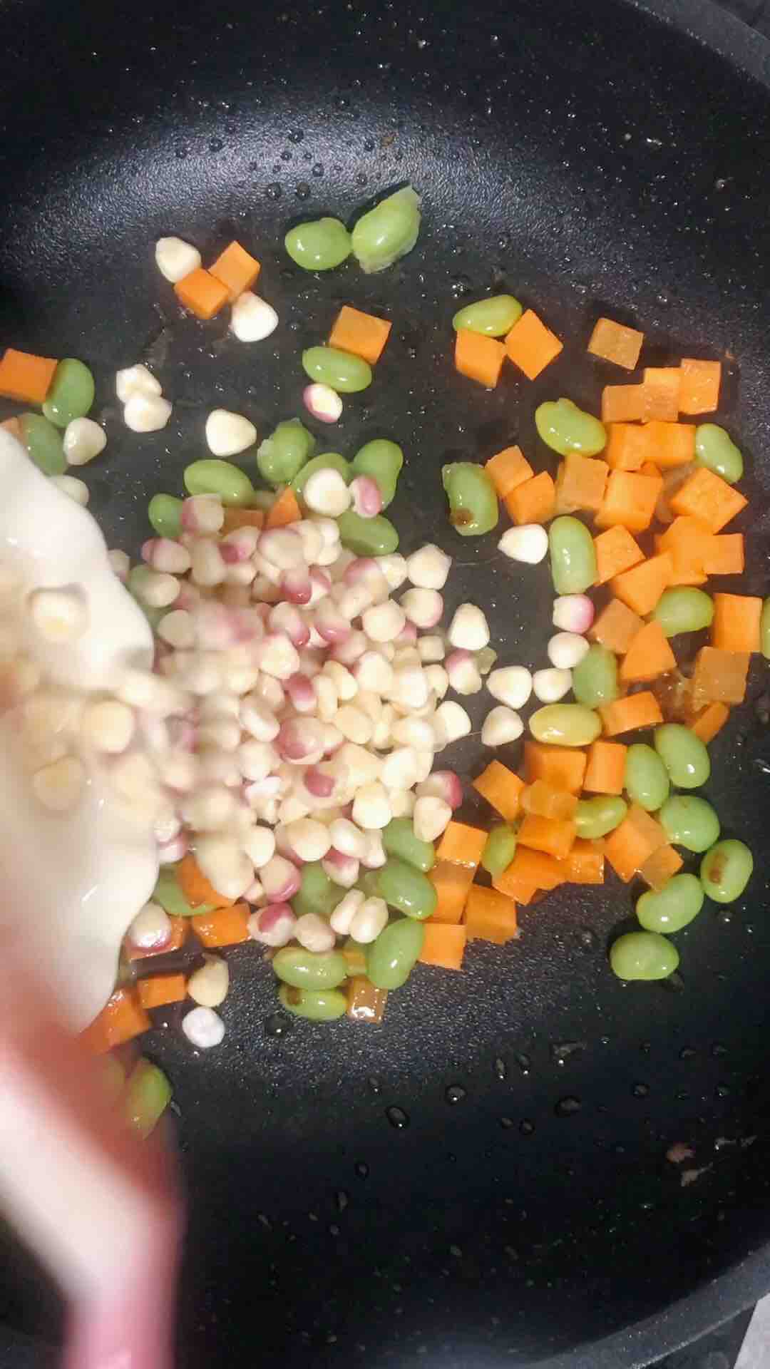 彩蔬蝦仁的做法-咸鮮味炒菜譜