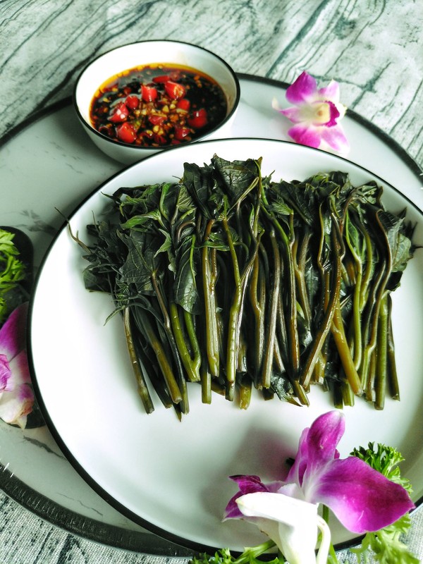 蘸水紅薯尖的做法-香辣味其它工藝菜譜