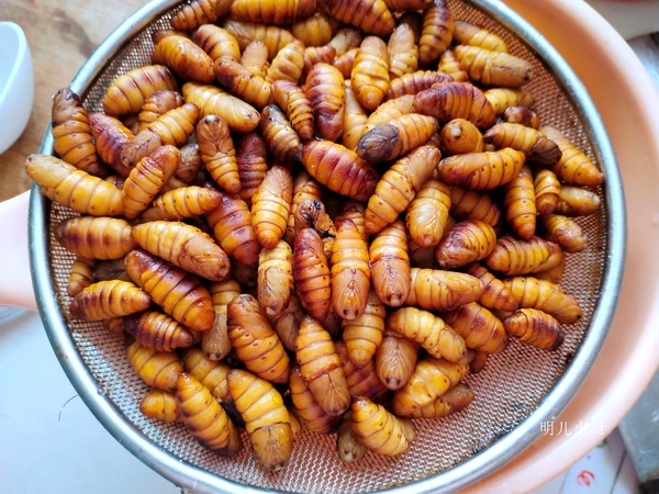 油炸蠶蛹的做法-家常味炸菜譜
