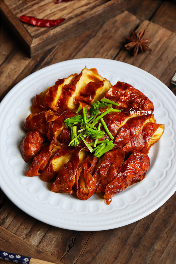 素食鹵大腸的做法-家常味煮菜譜