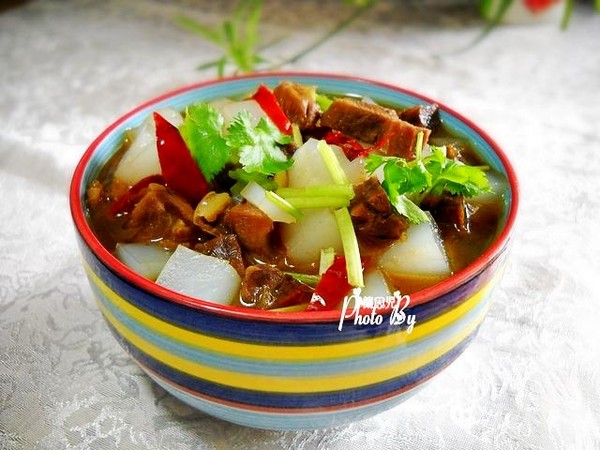 牛肉燒涼粉的做法-家常味燒菜譜