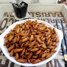 油炸蠶蛹的做法-家常味炸菜譜