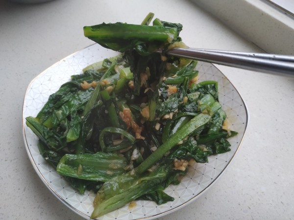 蒜香油麥菜的做法-蒜香味炒菜譜