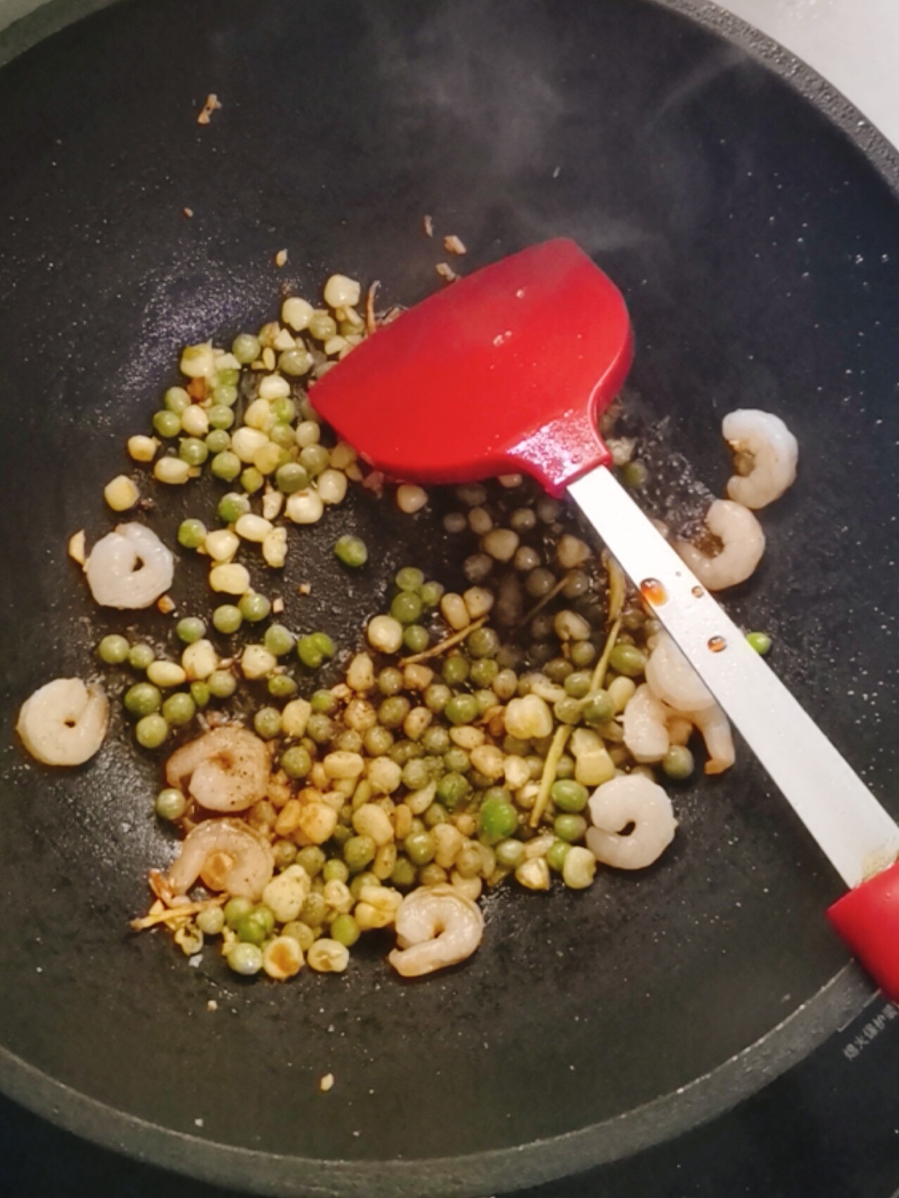 玉米青豆炒蝦仁的做法-咸鮮味炒菜譜