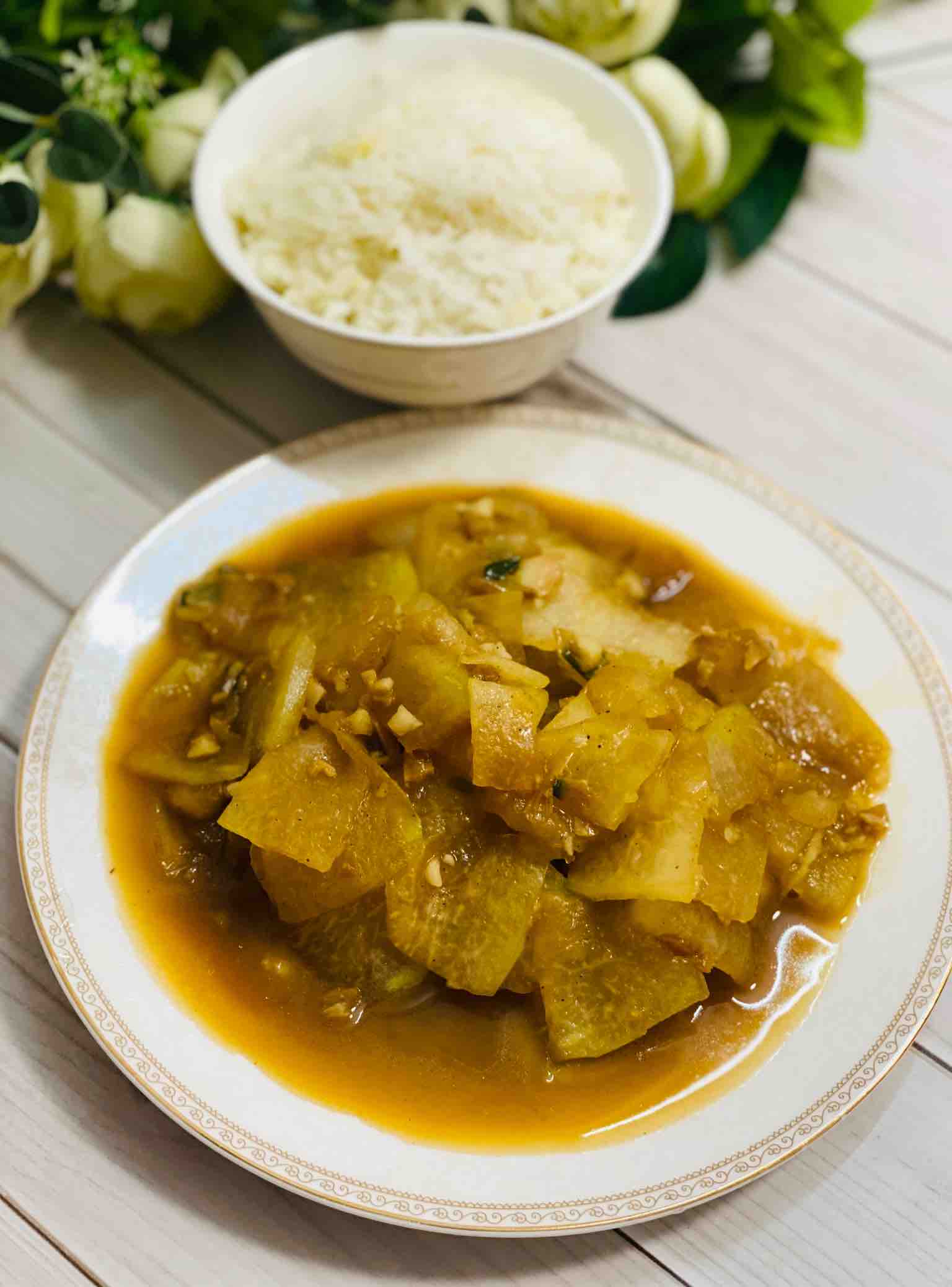 醬燜冬瓜好下飯的做法-咸鮮味炒菜譜