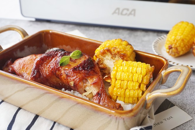 空氣炸新奧爾良雞腿的做法-蒜香味烘焙菜譜