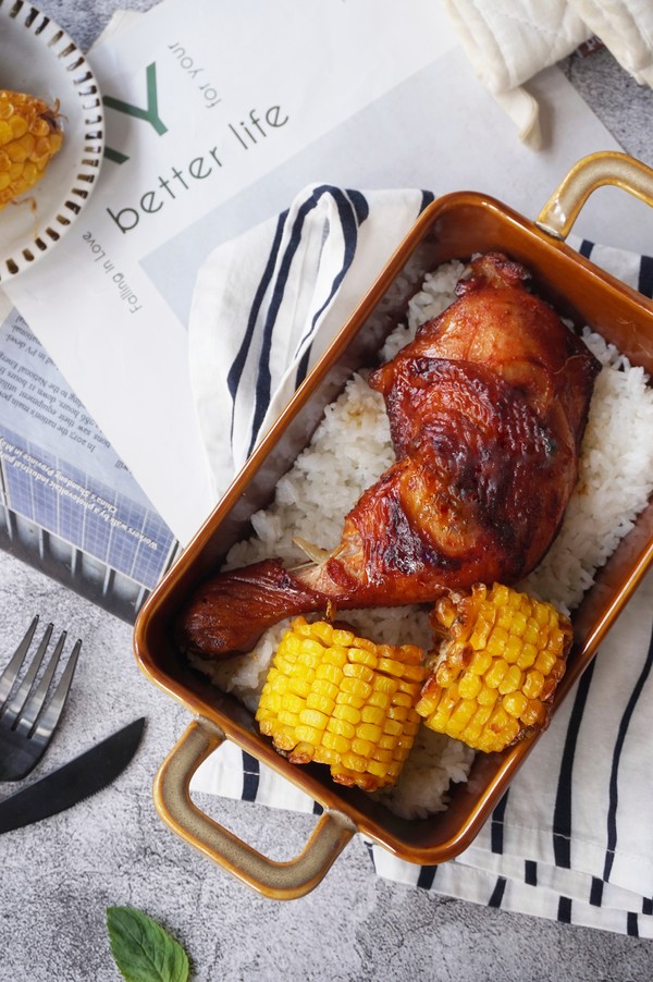 空氣炸新奧爾良雞腿的做法-蒜香味烘焙菜譜